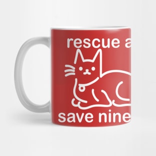 Rescue a cat... Mug